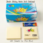 Jinxin Sticky Note 3X3 - Yellow ( 100 SHEETS ) (A3-Y)