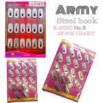 Army Steel K-Mini Hook (18 pc card)
