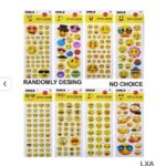 Emoji Smiley Sticker Long Card No.LXA - Image 2