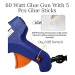 Glue Gun No.HL-609LS (60W) With Button - Image 2