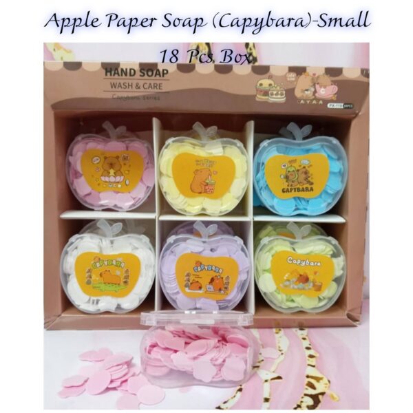 Apple Paper Soap (Capybara)- Small