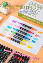 Dual Tip Glitter Marker No.SY-229 (24 Colour) - Image 2