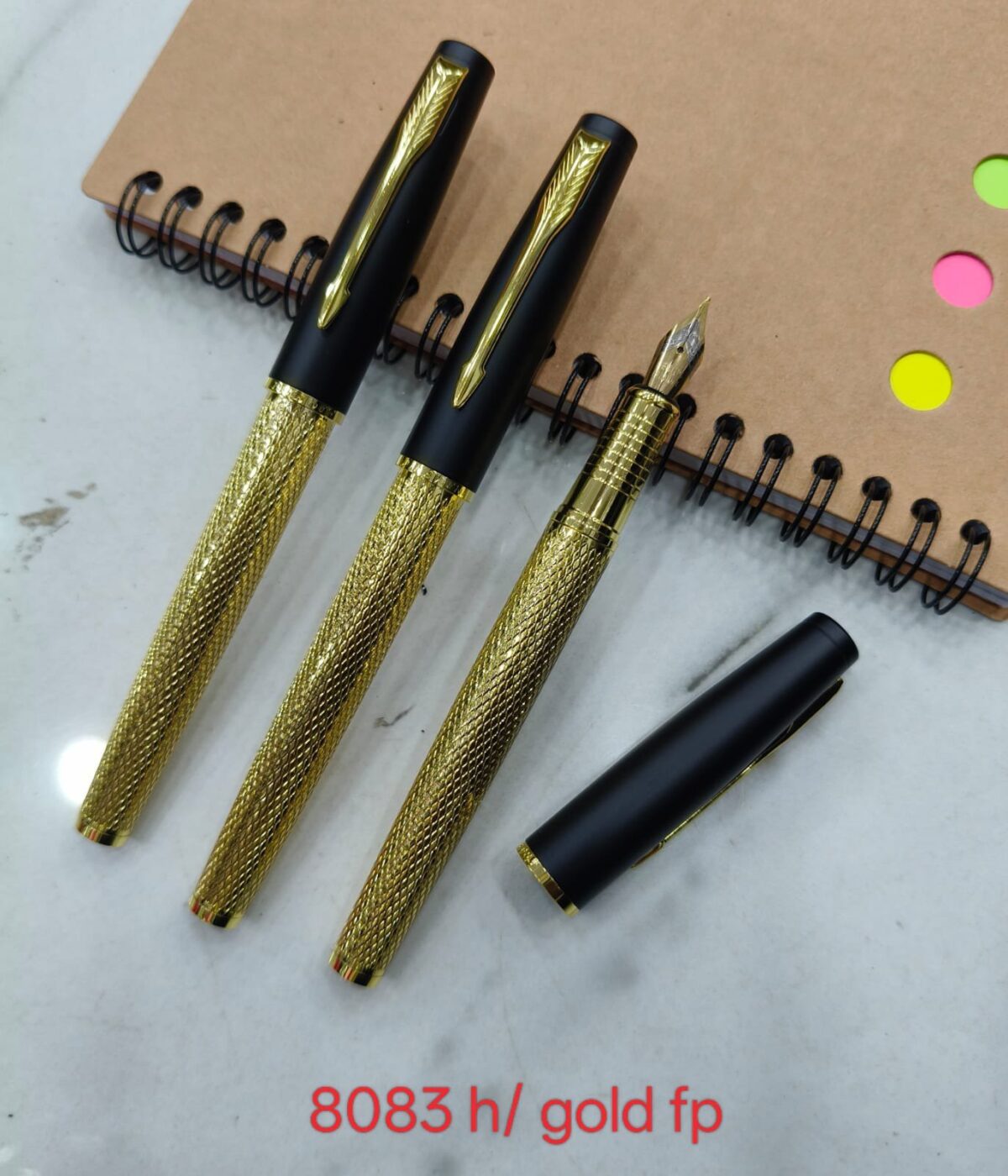 Fountain Pen No.8083 (Golden) - Global Trade Links
