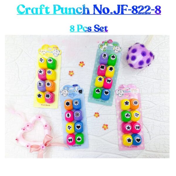 Craft Punch No. JF822-8 Pc Set
