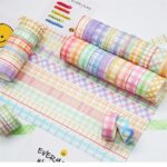 Washi Tape No.WT-004 [60 Pcs] Checks Print - Image 2