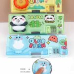 Magnet Pencil Box No.XPM-577-3 [3D Squishy Pop With Blow Bubble]