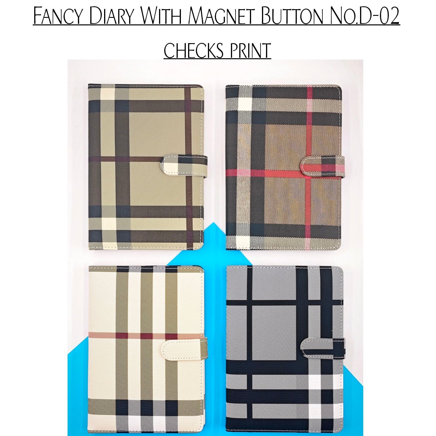 1000119966.jpg Fancy Diary With Magnet Button No.D-02 - Image 1