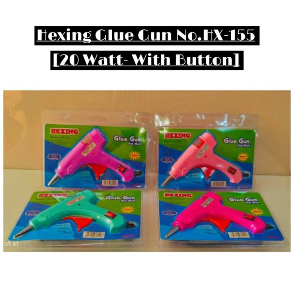 Hexing Glue Gun No.HX-155 (20W) With Button