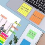 PVC Sticky Note 3x3 Transparent Neon Lining (P71-X) - Image 5