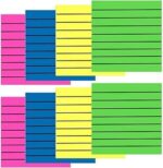 PVC Sticky Note 3x3 Transparent Neon Lining (P71-X) - Image 3