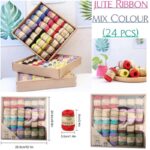 Jute Ribbon - Mix Colour (24 Pcs)