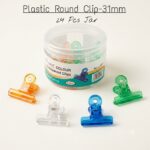 Plastic Round Clip - 31mm
