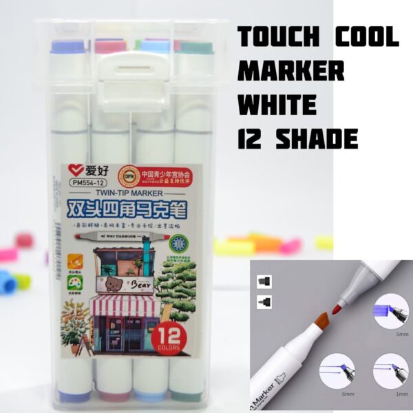 Touch Cool Marker 12 Pc Set No.PM-554