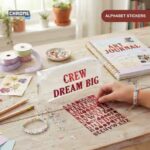 Diamante Alphabet Sticker Card- Assorted Colour - Image 5