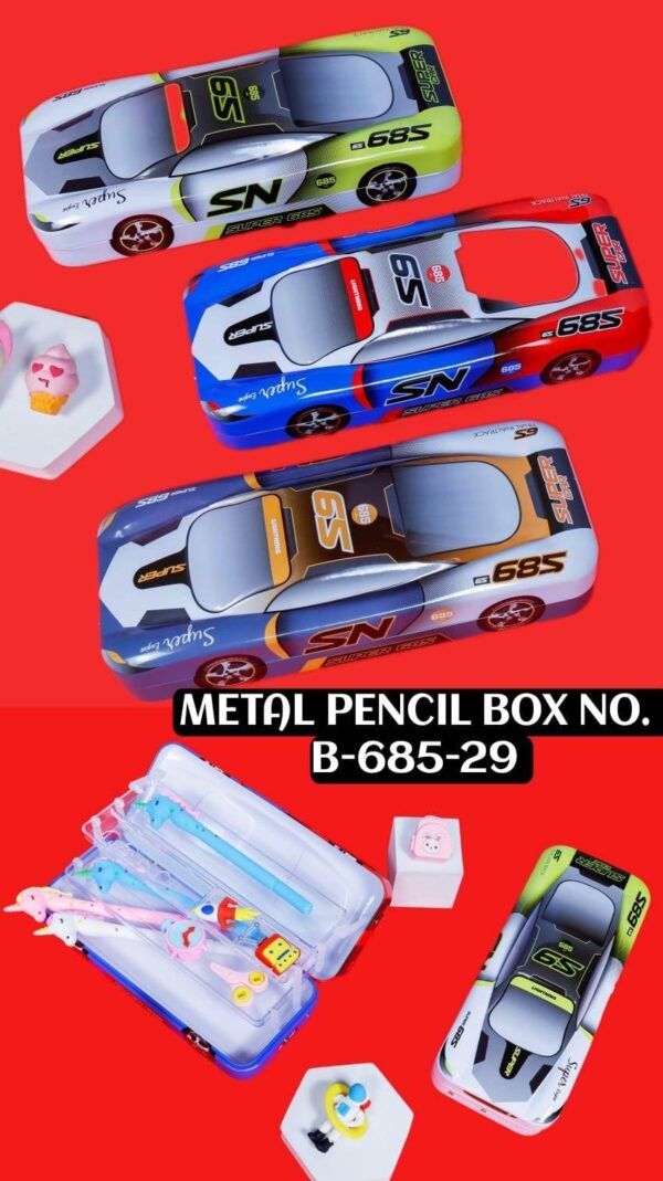 Metal Pencil Box No.B-685-29