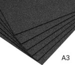 Craft Villa A/3 Glitter Foam Sheet Non Gumming – Black - Image 3