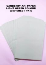 Canberry A/4 Paper - Light Green Colour