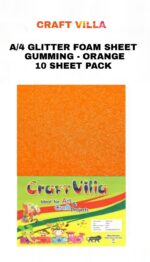 Craft Villa A/4 Glitter Foam Sheet Gumming - Loose Colours - Image 4