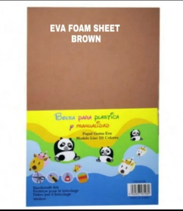 EVA Foam Sheet Loose Colour - Brown
