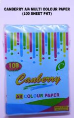Canberry A/4 Paper - Aqua Blue Colour - Image 2
