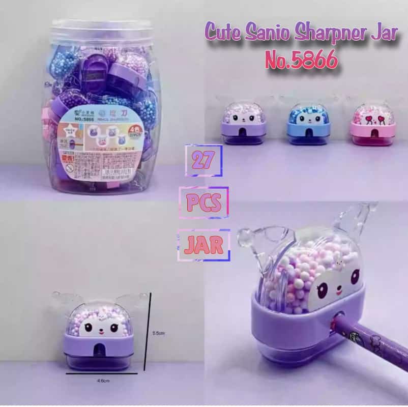 2263eb1c-b0de-4dd6-a8e3-f295da820ce9.jpeg Cute Sanrio Sharpner Jar No.5866 - Image 1