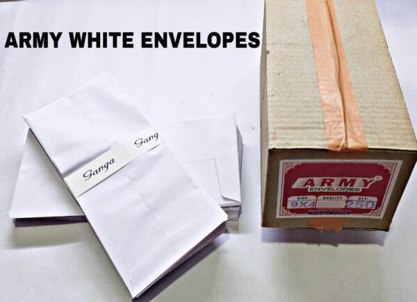 Army Envelopes SS-70 White - 9 x 4