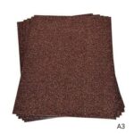 Craft Villa A/3 Glitter Foam Sheet Non Gumming – Brown - Image 3