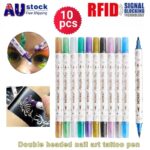 Twin Metallic Brush Pen No.6566 (10 Pcs) - Image 5