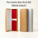 Pen Empty Box No. D-92 Wood Colour