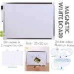 White Board 35X50cm With Pen + Magnet Button