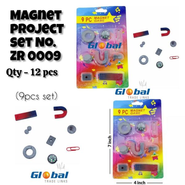 Magnet Game Set No.ZR-0009 (9 Pc)