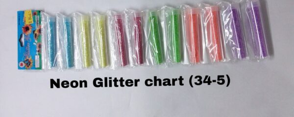 Neon Glitter Chart (34-5)