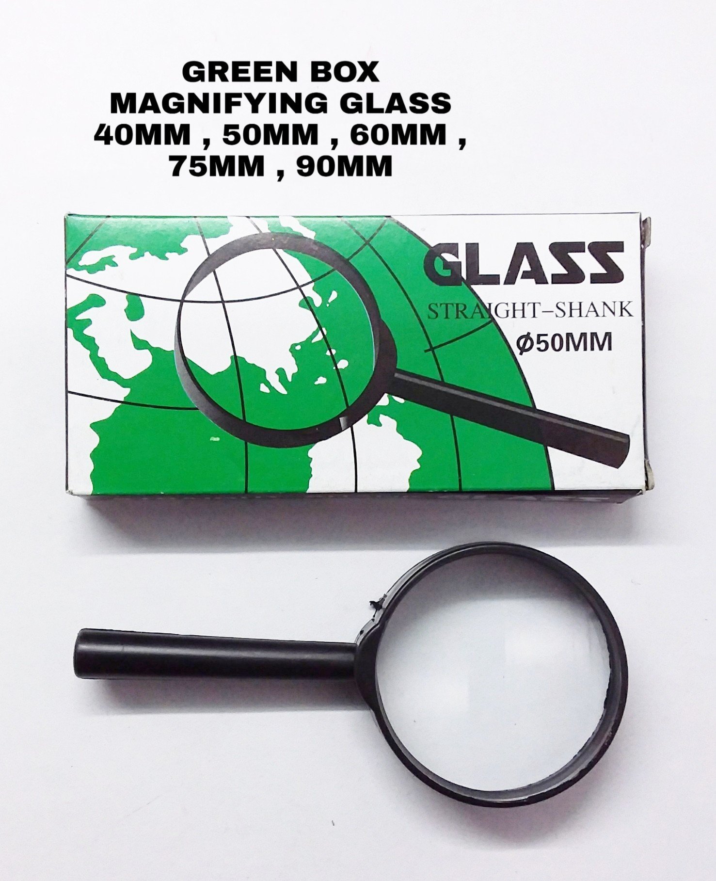 47-4.jpg Green Box Magnifying Glass - 90MM - Image 1