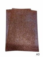 Craft Villa A/3 Glitter Foam Sheet Non Gumming – Brown - Image 2