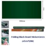 Floding Black Board Sticker -Green (45 CMx2 MTR)