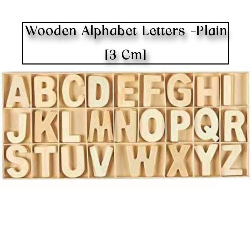 6784d195-971c-4af0-bffd-2e15348fa8c8-1.jpeg Wooden Alphabet Letters - Plain (3 Cm) - Image 1