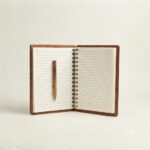 Wooden Cover Spiral Diary With Pen A/5 - Image 11