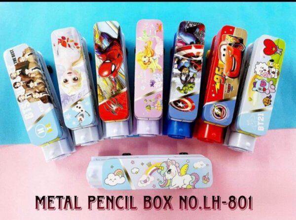 Metal Pencil Box No.LH-801 (With Sharpner)