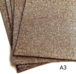 Craft Villa A/3 Glitter Foam Sheet Non Gumming – Brown - Image 4