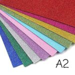 Craft Villa A/2 Glitter Foam Sheet Non Gumming - Multi Colour - Image 4