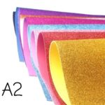 Craft Villa A/2 Glitter Foam Sheet Non Gumming - Multi Colour - Image 3