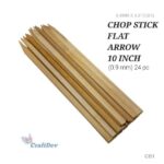 Chop Stick Flat Arrow 9mm – 25cm (10 Inch)