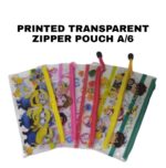 Printed Transparent Zipper Pouch A/6 No.1300 - Image 5