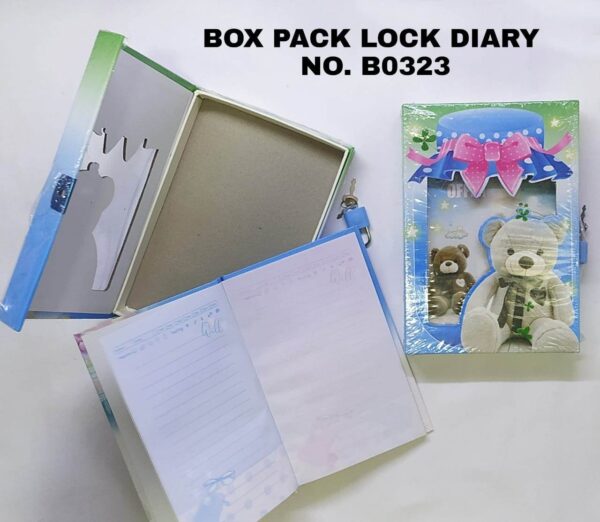 Box Pack Lock Diary No. B0323