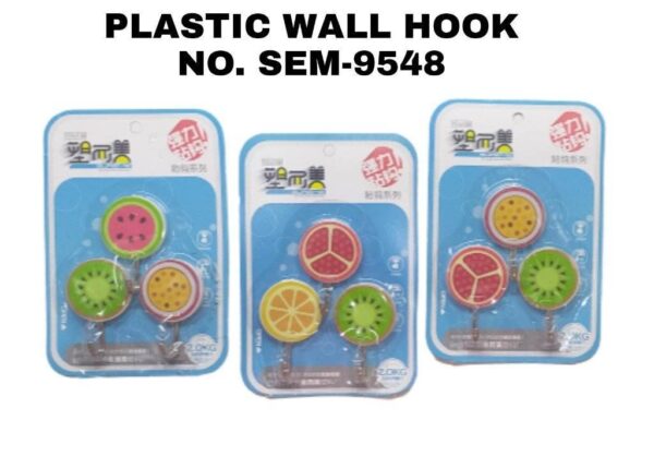 Plastic Wall Hook No. SEM-9548