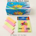 Jinxin Sticky Note 4 Colour (50 Sheet Pack) (E3-40-4)
