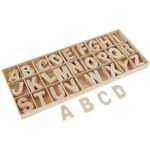 Wooden Alphabet Letters - Plain (3 Cm) - Image 2