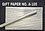 Chromo Gift Wrapping Paper Code. C-2 (Golden & Silver) - Image 2