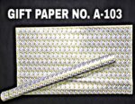 Chromo Gift Wrapping Paper Code. C-2 (Golden & Silver) - Image 7