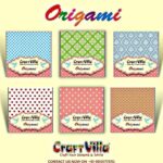 Craft Villa Craft Paper 6X6cm - Origami